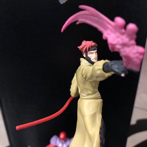GAMBIT from X-MEN mini figure 10 cm used, Marvel Comics