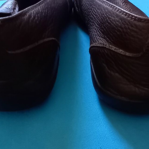 Men's brown loafers GK Uomo Gianna Kazakou size 43 used leather