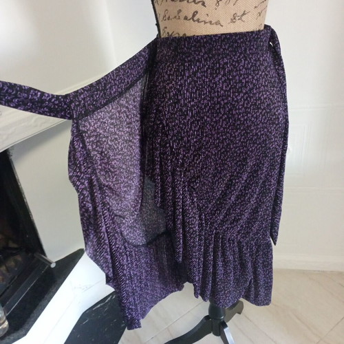 New long wrap skirt.