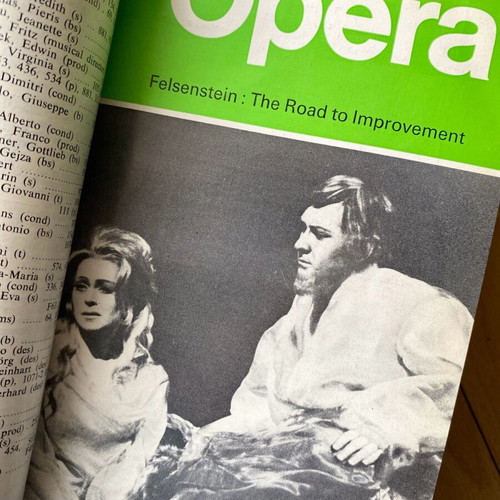Opera leather-bound magazine collections used, set of 4