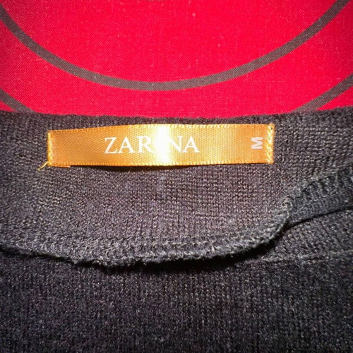 ZARINA dress with geometric zigzag pattern, size M, used