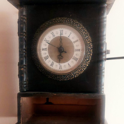 Vintage clock with secret compartment used