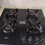 Whirlpool gas hob with 4 burners