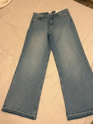 H&M High-Waist Jeans New With Tags Size 42 Blue Denim