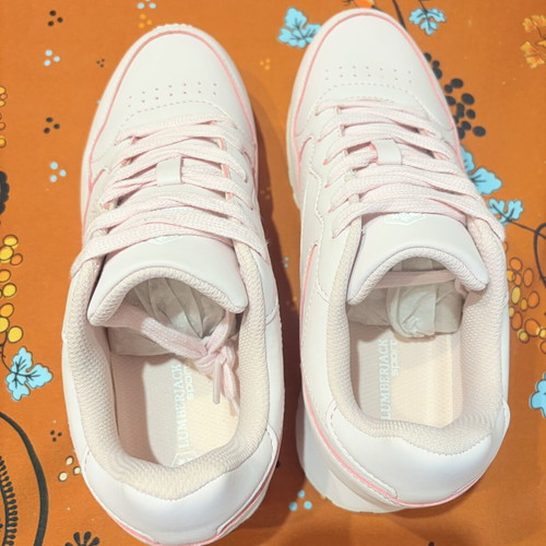 Lumberjack women's sneakers new, light pink with laces