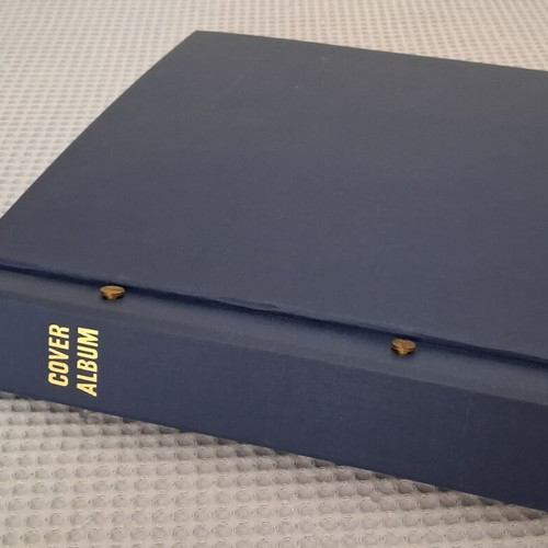 Cover Album philately album like new, 55 sheets, 29x28 cm