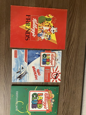 Παιδικά περιοδικά Kelloggs και Nesquick μεταχειρισμένα, πακέτο με συλλεκτικά αυτοκόλλητα