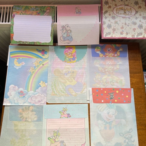 Letters used, pack from the 90s decade