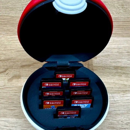 Pokeball Nintendo Switch 1 & 2 game cartridge case new