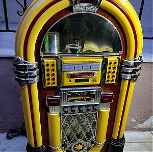 Baby Jukebox - 1884 - with radio, tape deck and CD player, remote control - Western style - Great