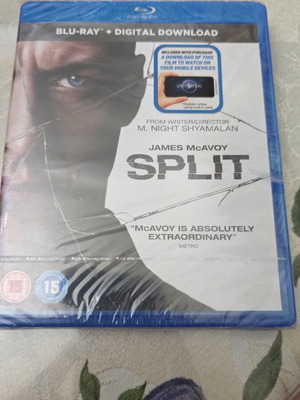 Split Blu-Ray movie new, action genre