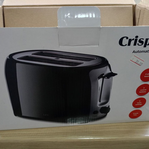 Toaster, black, 2-slice
