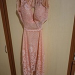 Summer dress pink like new, size 38
