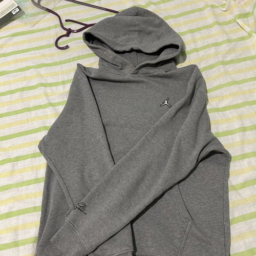 Jordan hoodie with hood, size Medium, grey