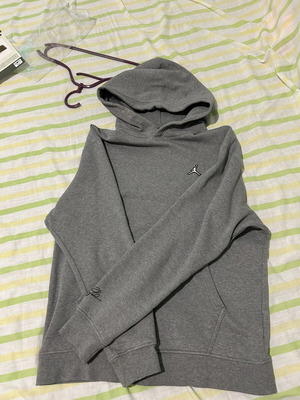 Jordan hoodie with hood, size Medium, grey