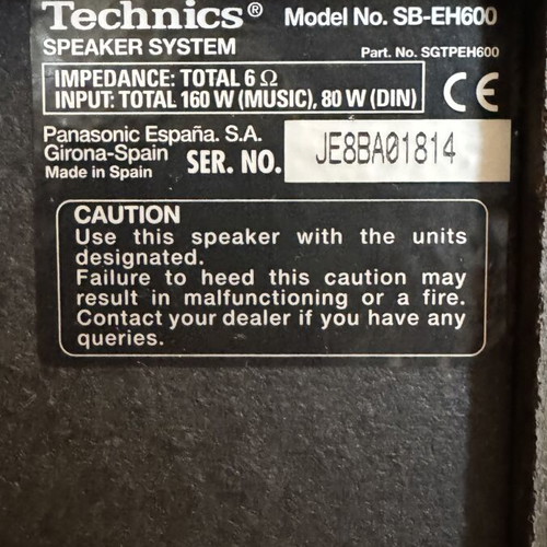 Technics stereo system complete set like new