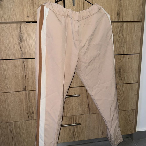 Trousers summer like new, size L, beige
