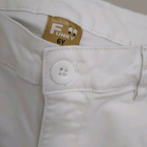 Funky jeans like new, size 116, white for 6 years old