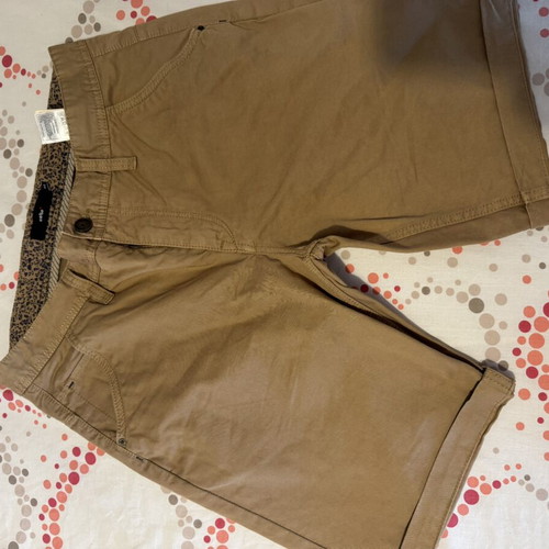 Celio men's shorts like new, beige and brown, size 42