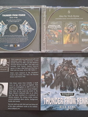 Warhammer 40000 Thunder from Fenris audiobook σαν καινούργιο, αγγλικά