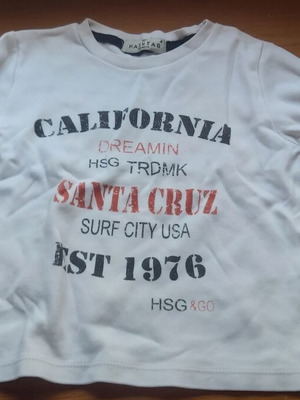 Hashtag Long-Sleeve T-Shirt Like New, Size 4 Years, White