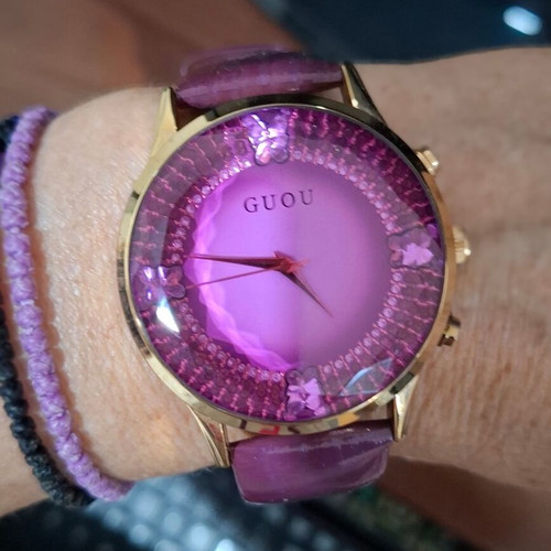 Guou women's watch new with crystals