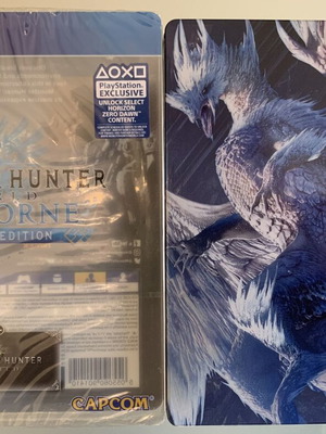 Monster Hunter World Iceborn Master Edition Steelbook for PS4 like new