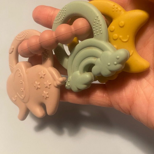 Silicone Teether Keychain like new