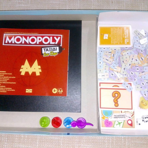 Monopoly Travel World Tour used, complete and functional board game