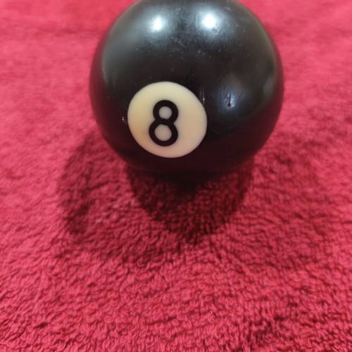 Eight Ball Used Billiard Ball for Decoration