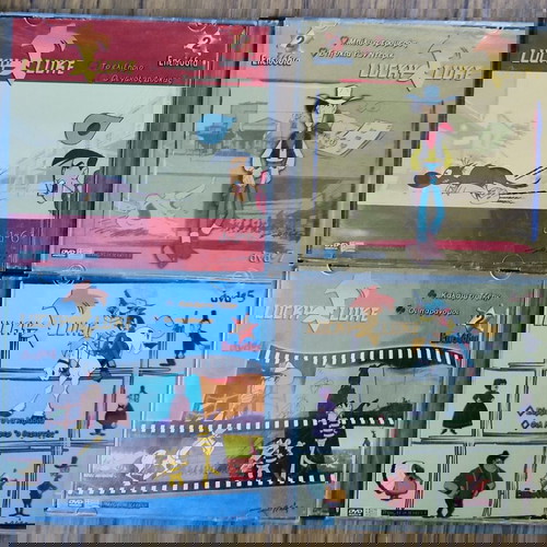 Lucky Luke 4 παιδικά DVD μεταχειρισμένα, πακέτο