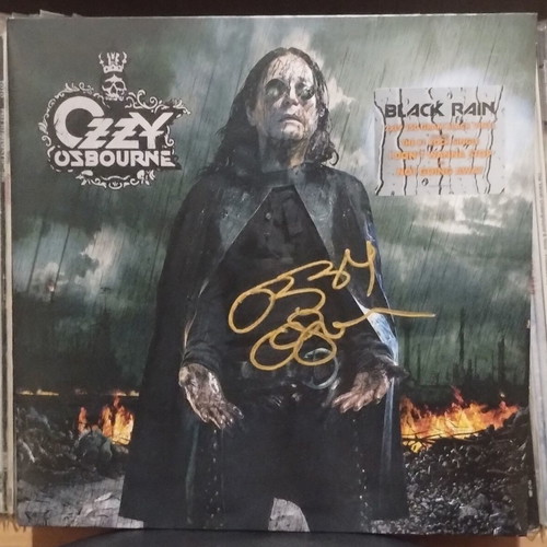 Ozzy Osbourne Black Rain 2LP 2022 like new, signed