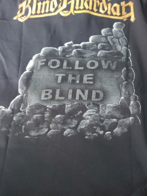 Μπλούζα Blind Guardian Follow The Blind μεταχειρισμένη, μέγεθος M, μαύρη