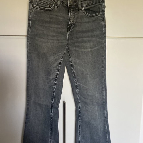 Zara Stretch Flared Jeans XS Like New Black