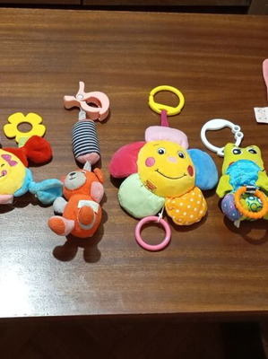 Baby toys like new, set with vibrations and melodies