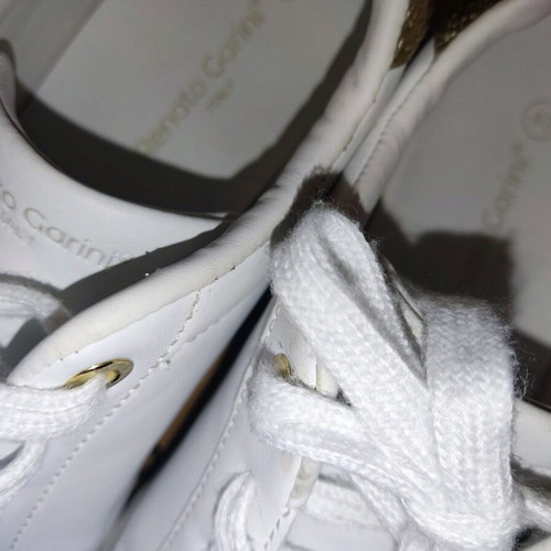 Renato Garini women's white sneakers like new, size 40