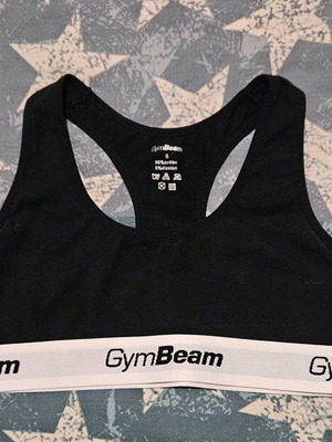 Gym Beam sports bra black like new, size S