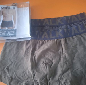 2 μπόξερ Walk σε χακί το S