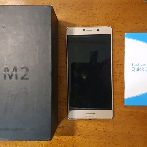 Elephone M2 used for parts with case and broken glass