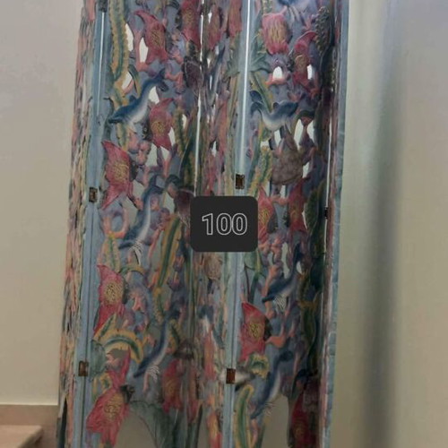 Hand-Painted Paravan Like New