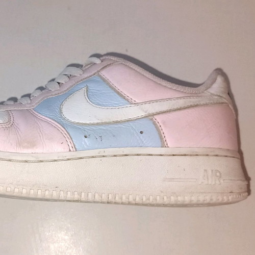 Nike Air Force custom used pink blue white size 40-41