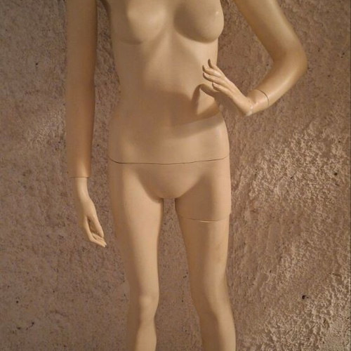 Display mannequins used, set of 2 with base