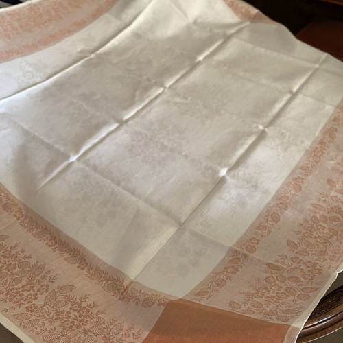 Linen tablecloth 1.47x1.70 m, new