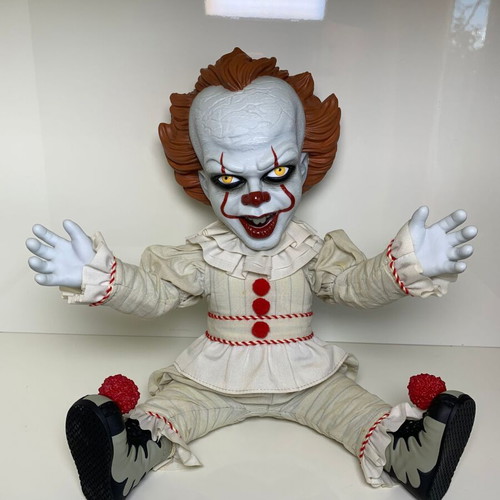 Mezco IT Mega Scale Talking Pennywise action figure used