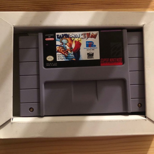 Nintendo SNES Earthworm Jim used NTSC CIB