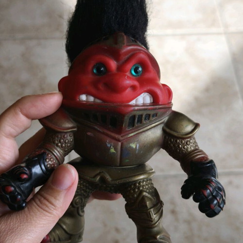 Battle Trolls Sir Knight Trollahad action figure used, Hasbro 1992
