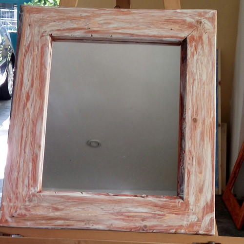 Handmade mirror unique design and color, new
