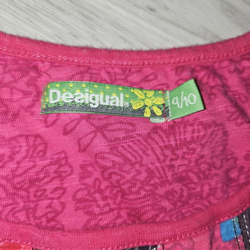Desigual dress for girl like new with gathers and side buttons