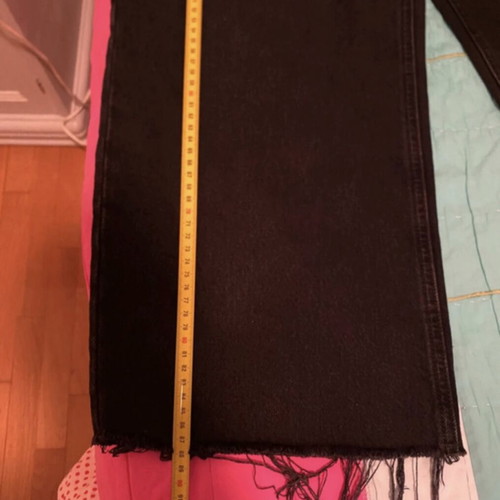 Pull & Bear black high waisted culotte jeans