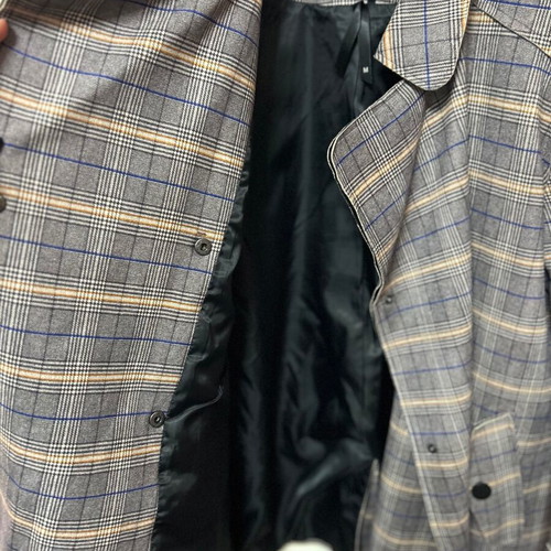 Vintage checked coat Elli White like new
